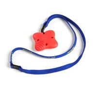 Chewbuddy Sensory Direct 2 & Lanyard - Pack of 1, Sensory Toy for a Fidget, Chew or Teething Aid | For Kids, Adults, Autism, ADHD, ASD, SPD, Oral Motor or Anxiety Needs | Red