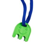 Chewbuddy Sensory Direct Ghost & Lanyard - Pack of 1, Sensory Toy for a Fidget, Chew or Teething Aid | For Kids, Adults, Autism, ADHD, ASD, SPD, Oral Motor or Anxiety Needs | Green