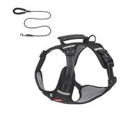 Chewie Cozy Harness, Getchewie Dog Harness, Adjustable Comfortable Pet Chest with Reflective, No Choke, No Pull for Small Medium Large Dogs, Easy To Put On And Off (black,xs)