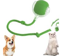 Chewie Viral Rolling Ball,Chewie Ball for Cats Dogs,Interactive Dog Cat Smart Ball Toy,Chewie Doggie Ball,Interactive Rolling Ball,360° Smart Automatic Rolling Large Small Cats & Dogs Pet Ball (Green)