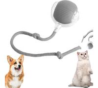 Chewie Viral Rolling Ball,Chewie Ball for Cats Dogs,Interactive Dog Cat Smart Ball Toy,Chewie Doggie Ball,Interactive Rolling Ball,360° Smart Automatic Rolling Large Small Cats & Dogs Pet Ball (Gray)