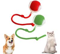 Chewie Viral Rolling Ball,Chewie Ball for Cats Dogs,Interactive Dog Cat Smart Ball Toy,Chewie Doggie Ball,Interactive Rolling Ball,360° Smart Automatic Rolling Large Small Cats & Dogs Pet Ball (Set B)