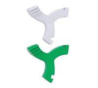 Chewies for Invisalign Aligner 2/4 PCS Y-Shaped Chewies for Aligner Trays Seater Orthodontic Munchies for Invisalign (Green+White)