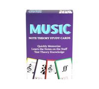 Chewing Anxiety Flashcards: General Music by Jane Bastien Early Reading Games (Purple, 7. 8x12. 8cm)