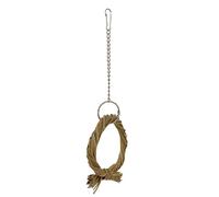 Chewing Toys for Teeth Hand Woven Grass Sticks Natural Haze Treat Haze Treat Stick Rabbit Glass Stew Toy for Chinchilla Hamster Guinea Pig