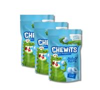 Chewits Blue Raspberry, Strawberry, Xtreme Apple & Lemon Sour Juicy Bites Multipack Candy Bar - 115g (3, Chewits Blue Raspberry)