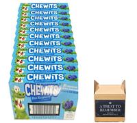 Chewits Cherry, Strawberry, Blue Raspberry, Cola, Fruit Sald Stick 30g (Pack of 40) (Blue Raspberry)