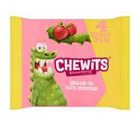 Chewits Strawberry Flavour 4 x 30g