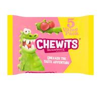 Chewits Strawberry Flavour Chewy Sweets 6 x 30g