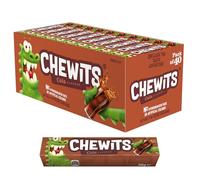 Chewits Sweets - Cola Flavour Chewy Sweets Multipack - Bulk Box 40 Sticks Individually Wrapped - Made with Real Fruit Juice - Vegetarian, No Artificial Colours - Classic British Sweet