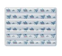 CHEWJOY This pet cooling mat is specially designed for Persian cats. It's waterproof, scratch-resistant, and non-slip, perfect for summer cat cooling. Foldable and easy to clean. B M