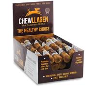 Chewllagen Mini Chicken Roll Dog Snacks, 5 Pack x 40 Units - Collagen-Rich Chicken Flavour Dog Chews for Dogs from 14 Weeks