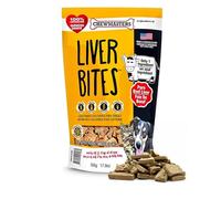 Chewmasters (274386 Beef Liver Bites Freeze Dried Dog Treats Bag, 17.6 Oz.