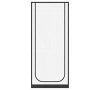 Chewtoyo 1 Pcs Cat Screen Door, 35.4 x 80.7 in, Plastic-Coated Steel Mesh, Magic Tape Install, Black, Pet Barrier for Door Frame Up to 35.4 x 78.7 in