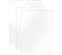 Chewtoyo 4-Pack Fep Film Sheets for 3D Printer, 5.5 X 7.9 in, 0.15Mm Thick, 95% Transmittance, Dlp Compatible, Heat-Resistant