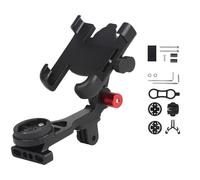 Chewtoyo Bike Phone Mount for Motorcycles and Road Bikes, Aluminum Alloy Handlebar Phone Holder with 360° Rotation, Fits 4.7 to 7.2 in / 11.9-18.3 cm Devices, Metal Construction, Easy to Install