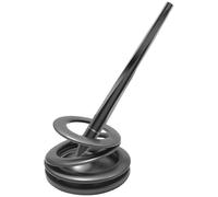 Chewtoyo Black Aluminum Alloy Levitating Pen for Desk, Creative Celestial Body Hoverpen, Strong Attachment Force Stand, Luxury Gift for Men