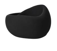 Chewtoyo Black Memory Foam Neck Support Pillow, Upgraded V-Shaped Design, Soft Foam to Soothe Pain, Neck Brace for Unease & Forward Head Posture, Easy Adjustable Strap, 22.0 X 3.7 in