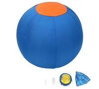 Chewtoyo Herding Ball for Dogs, 17.7 in Training Ball for Pets, PVC and Polyester Horse Ball Toy, Blue Self Entertaining Chasing Toy, Supports Natural Herding Instincts for Active Dogs