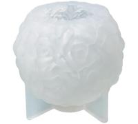 Chewtoyo Rose Silicone Mould, Large Flower, for Handmade Soap, Candles, Wax, Lotion Bar, Aromatherapy Diffuser Stone, Unique Desktop Decor, 4.3 X 4.1 X 3.6 in / 10.9 X 10.5 X 9.2 Cm