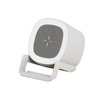 Chewtoyo Wireless Speaker Night Light with Wireless Charger and Phone Stand, 5-in-1 Dimmable Bedside Lamp, Portable Mini Speaker for Bedroom and Desk, 5.4 x 4.2 x 3.8 in / 13.6 x 10.6 x 9.6 cm