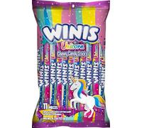 Chewy Candy Swirl | Winis Unicorn |Cotton Candy Flavored | Sharing Size 4.3 Oz Bag - 11 Pieces