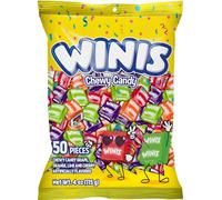 Chewy Candy Winis Original Variety Bag - Taffy Candy 50 individually wrapped pieces- Size 4 Oz Bag Assorted Easter Candy Mix