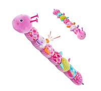 Chewy Caterpillar Toy - Sensory Teething Doll, Silicone Relief Chew, Calm Support Caterpillar Shape Toy, Tender orals Stimulation Aid, Soothing Chewable Doll | Chewing Assistance for toddlere
