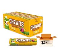 Chewy Chewits Sweets Variety Box - 40 Sticks | Made with Real Fruit Juice | Vegetarian | No Artificial Colours | Classic British Candy (Fruit Salad 40x30g)