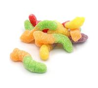 Chewy Sour Jelly Worms - Fruit Flavour Sweets - Tangy & Fun Candy Treat - Kw (1500g)