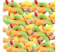 Chewy Sour Jelly Worms - Fruit Flavour Sweets - Tangy & Fun Candy Treat - Kw (2000g)