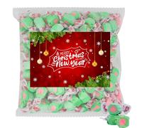 Chewy Variety Christmas Sweets Bag - Soft, Flavourful, and Creamy Retro Candy Treats - Assorted & Single Flavours - Perfect for Parties, Gifts & Sharing (500g, Watermelon)