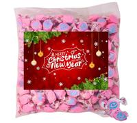 Chewy Variety Christmas Sweets Bag - Soft, Flavourful, and Creamy Retro Candy Treats - Assorted & Single Flavours - Perfect for Parties, Gifts & Sharing (1000g, Cotton Candy)