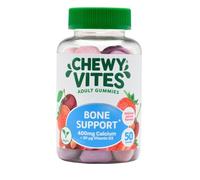 Chewy Vites Adult Bone Support Gummies with 400mg Calcium, 50 Count