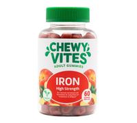 Chewy Vites Adult High Strength Iron Gummies with Vitamin C, 60 Count
