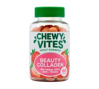 Chewy Vites Beauty Collagen, 60 Hydrolised Collagen Gummies, Hair, Skin, Nails Supplements for Women, with CoQ10, Biotin, Vitamins C, E and A, 1 Month Supply, Real Fruit Juice, Berry Flavour