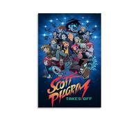 CHEWYZ Scott Pilgrim Vs. The World Movie Poster Poster Decorative Painting Canvas Wall Posters And Art Picture Print Modern Family Bedroom Decor Posters 16x24inch(40x60cm)