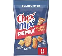 Chex Mix Remix Cheesy Pizza Snack Mix, Snack Bag, Family Size, 11 oz