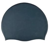 CHEX Stretchy Silicone Unisex Women Men One Piece Swimming Hat Swim Cap Plain Unbranded Fluo Dark Pastel Colours One Size Adults 8+ Years Easy Pull On Swim Hat (Dark Grey)