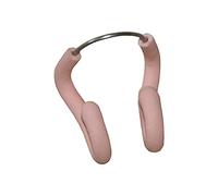 CHEX Unisex Women’s Men’s Spring Nose Clip Two Piece Construction Slightly Sprung Metal Rubber Covered Lightly Padded Pink Flesh Finish One Size Adults In Clear Plastic Case