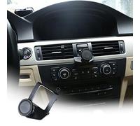 CHEYA Aluminum Alloy Car Center Console Air Vent Mobile Phone Holder for BMW 3 Series E90 E92 2005-2012 Car Accessories (Black)