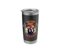 Cheyenne Best Dog Mom Ever Funny Custom Personalized Name Stainless Steel Insulated Tumbler