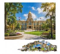 Cheyenne Capitol Building Wyoming Travel Art Jigsaw Puzzle, 1000 Pieces