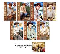 Cheyenne: Complete Classic Western TV Series Seasons 1-7 DVD Collection + Bonus Sticker