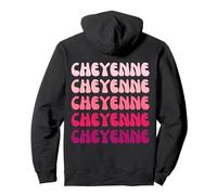 Cheyenne First Name Minimalist Design Pullover Hoodie