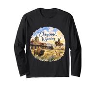 Cheyenne, Wyoming, Capital, Long Sleeve T-Shirt
