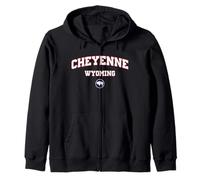 Cheyenne Wyoming (WY) Zip Hoodie