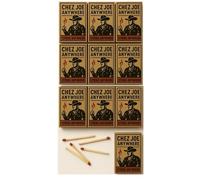 Chez Joe Strike Anywhere Matches | 10-Box Pack | Premium All-Surface Ignition for Home, Camping & Travel