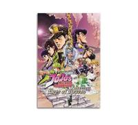 CHEZLIEND JoJo's Bizarre AdventureCreativity Into Simple Design Canvas Painting Animation Film Canvas Poster Youth Decorative Home Aesthetics Poster12x18inch(30x45cm) Unframe-style-26