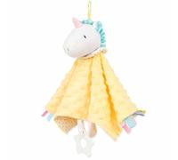 ChezMax Unicorn Security Blanket, Soft Lovey Unisex Lovie Baby Gift for Newborn Boys and Girls Snuggle Toy Stuffed Animal 16 Inch